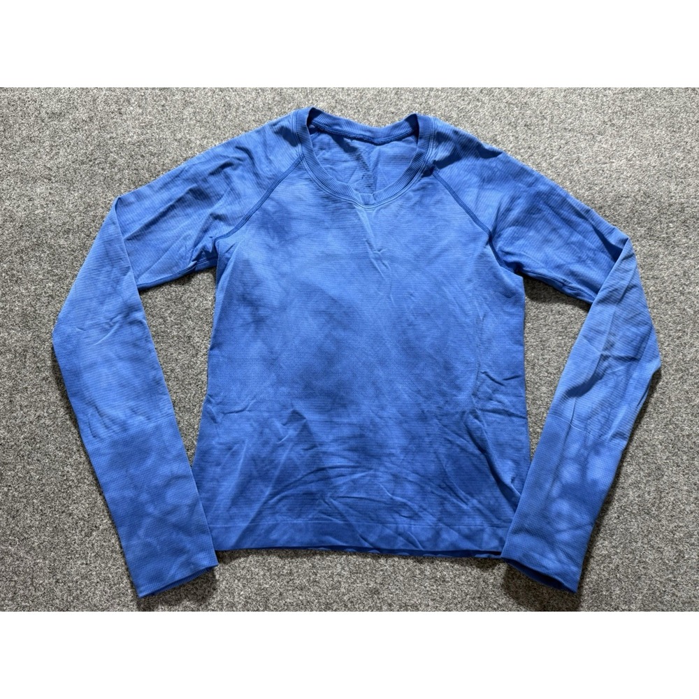 Lululemon Swiftly Tech LS 2.0 Race Marble Dye Psychic Size 6 MDPY 06022